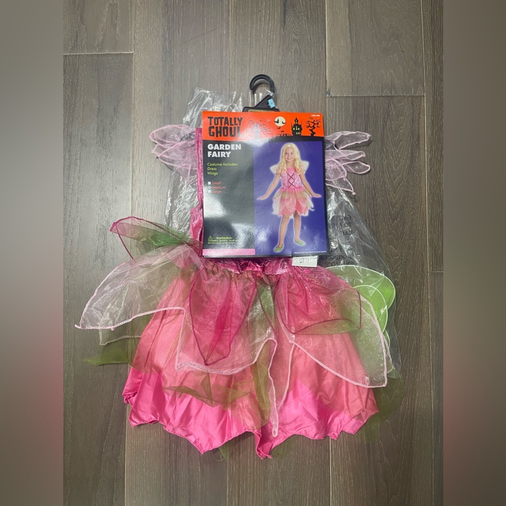 Totally ghoul garden fairy child costume. NWT small
